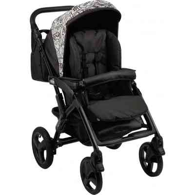 Коляска Cam 2 в 1 Dinamico Up Smart чорно-біле графіті (897010/782) Вінниця