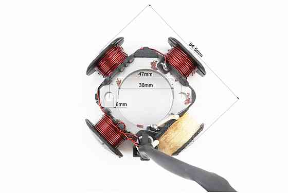 Статор магнето (генератора) Suzuki AD50 (4 котушки роз'єм "мама 2 + 1") Київ