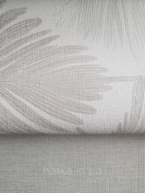 Шпалери вінілові на флізеліні AS creation Metropolitan stories By Time 0,53х10 листя папороті сріблясті білі Київ - фото 3