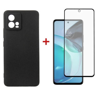 Чохол до мобільного телефона Dengos Kit for Motorola G72 case + glass (Black) (DG-KM-51) Вінниця - фото 1