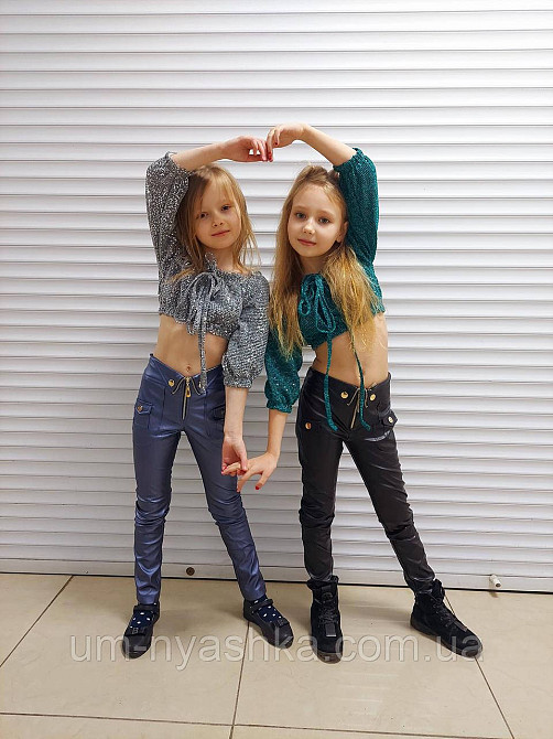 Кожанные штаны подростковые р.122-164 Кривой Рог - изображение 1