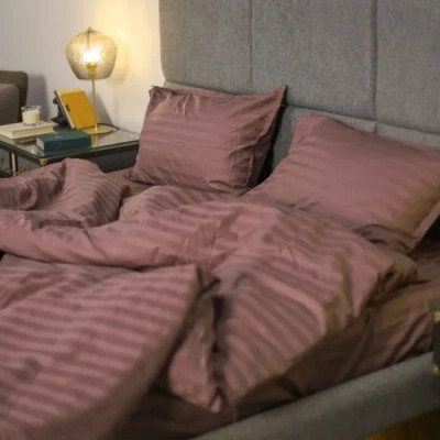 Постільна білизна Tiare 86 Сатин Страйп Кольоровий двоспальний (86_Stripe_dv) Вінниця - фото 4