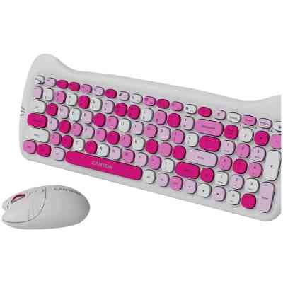 Комплект Canyon HSET-W6 Kitty Edition Wireless UA Pink (CNS-HSETW6PK) Вінниця