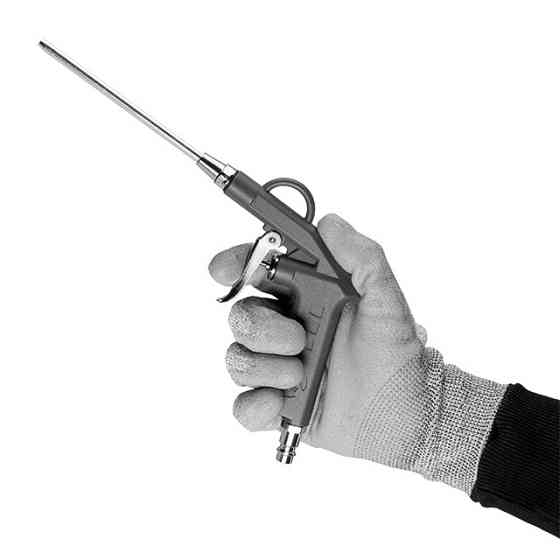 Пистолет продувочный, насадка: 25, 120 мм INTERTOOL PT-0804 Киев