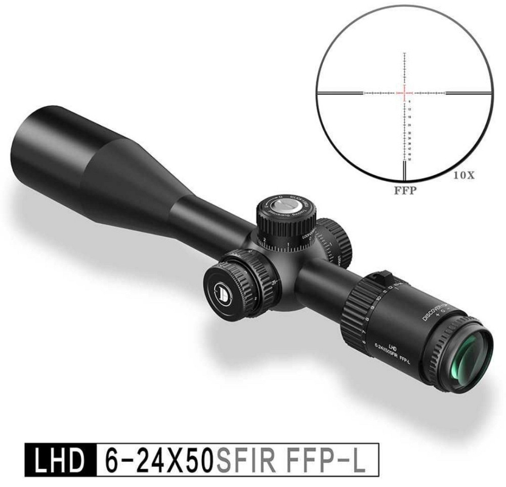 Оптический прицел Discovery LHD 6-24x50 IR FFP Оптичний приціл оптика. Київ - фото 5