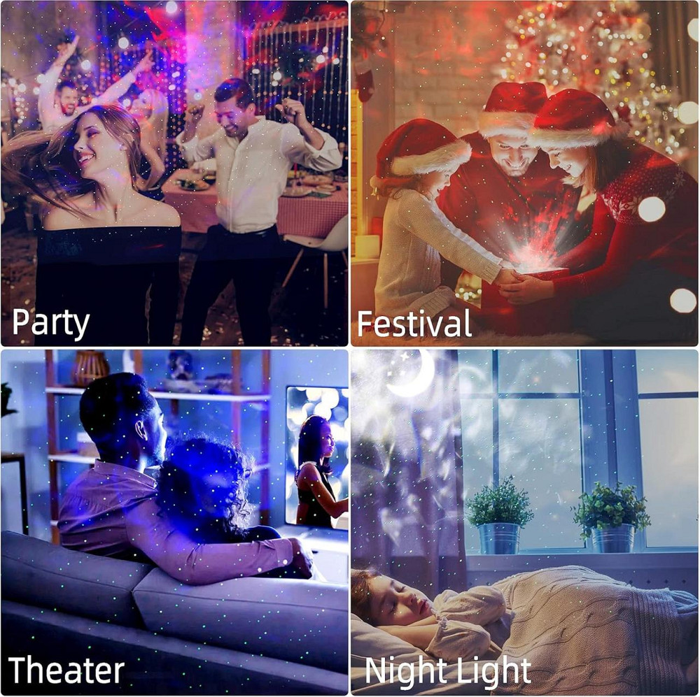 Проєктор зоряного неба Star Galaxy з Bluetooth, нічник з музикою, для дітей, вечірок, спальні, 21 режим Київ - фото 8