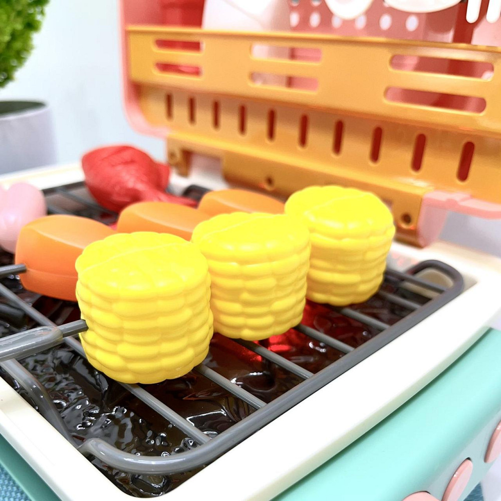 Майстер Гриль WToys продукти змінюють колір звук підсвічування кухонне приладдя холодна пара Рожевий (22542) Чернігів - фото 6