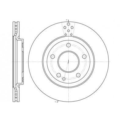 Тормозной диск REMSA 6748.10 Винница - изображение 1