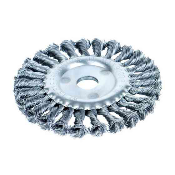 Щітка дискова D115*22,2 із крученого дроту Харків