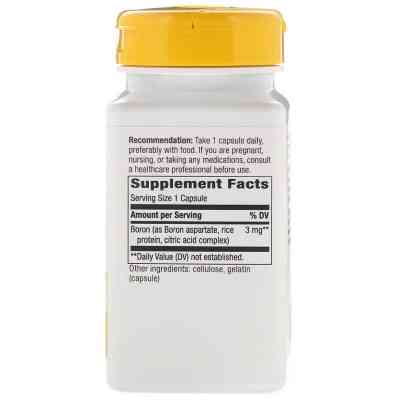 Минералы Nature's Way Бор, 3 мг, Boron Complex, 100 капсул (NWY-41101) Винница