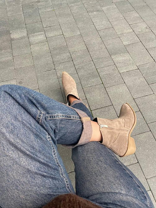 Edan Instruments Черевики жіночі EDAN горіх натуральна замша 5см каблук 36-40 (5648) Коломия - фото 9