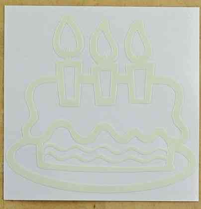 Наклейка люминесцентная 