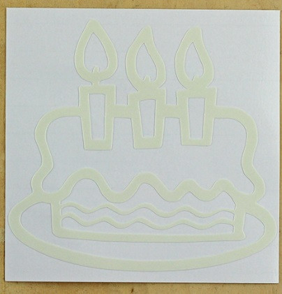 Наклейка люминесцентная 