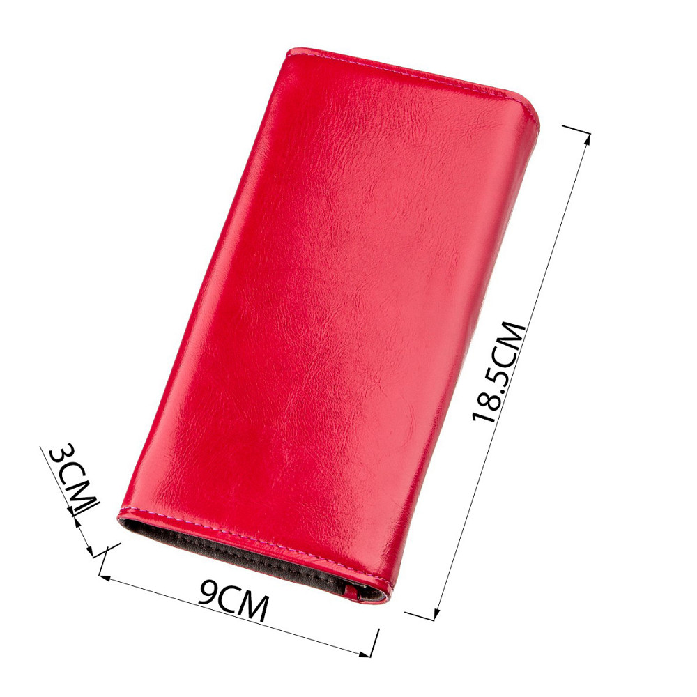 Кошелек женский из гладкой экокожи KIVI 19059 Розовый Киев - изображение 4