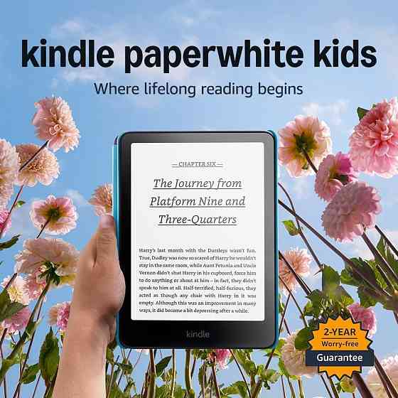 Электронная книга Amazon Kindle Paperwhite Kids (12th Gen) 16GB Black with Cyber City Cover_JP ( 17919 ) Харків