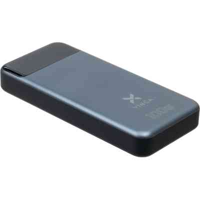 Батарея универсальная Vinga 30000 mAh 100W Display VA Grey (Li-Ion) (VPBB30100) Винница