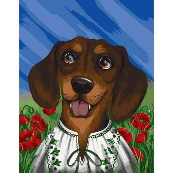 Картина за номерами без підрамника "Вухастий патріот" 11523-ACNF 40х50 см Вінниця