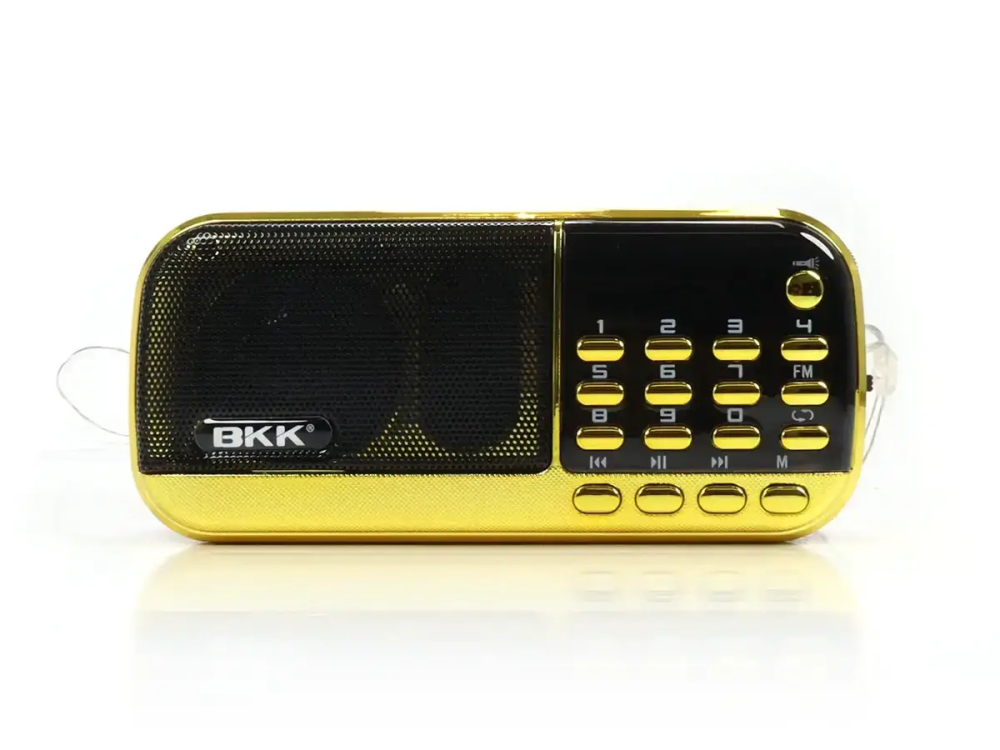 Портативний радіоприймач BKK 12 Вт з USB/MP3, AUX 3.5 мм, micro-USB DC5V, IPX5, акумулятор 10000 мАг Одеса - фото 3