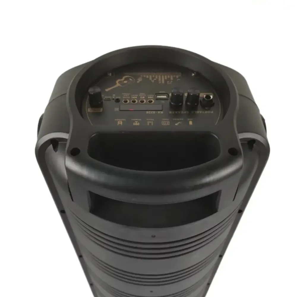 Портативна Bluetooth колонка RX-8228 з LED підсвічуванням, FM, USB, TF, TWS, мікрофоном, 2x8" динаміка, 20Вт Одеса - фото 6