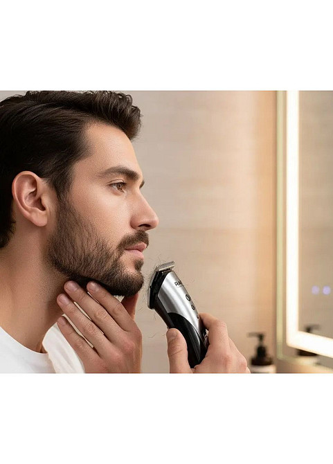 Машинка для стрижки RAF R4047 аккумуляторная, триммер для волос и бороды, насадки, регулировка длины Одесса - изображение 4