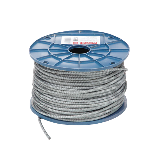 Трос d 12мм DIN 3060 (6х19 + FC) оцинкована сталь 100 м APRO Житомир - изображение 3