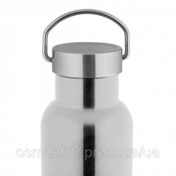 Термопляшка Axentia з кільцем 600 мл нерж  Ø 7.3 см Н 23.5 см 300 г (131653) Київ - фото 2