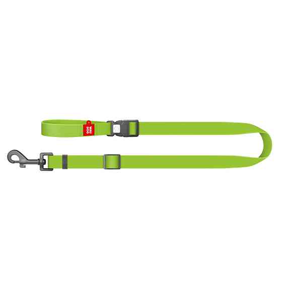 Петля-держатель для груминга собак водостойкая WAUDOG Waterproof, L, Ш 25 мм, Дл 70-116 см, А 20-110 см, салатовый Киев