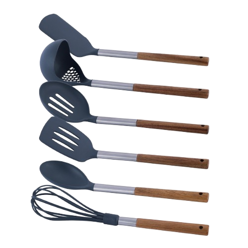 Набір кухонного приладдя 7 предметів:(6шт + підставка) 5034 KAMILLE Житомир