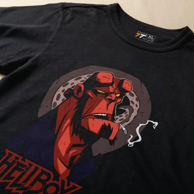 Футболка для подростка мальчика с принтом Хелл Бой Размер 160 Anime10100 Днепр - изображение 3