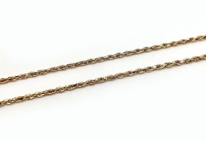 Ланцюжок із медичної сталі золотистий Київ - фото 1