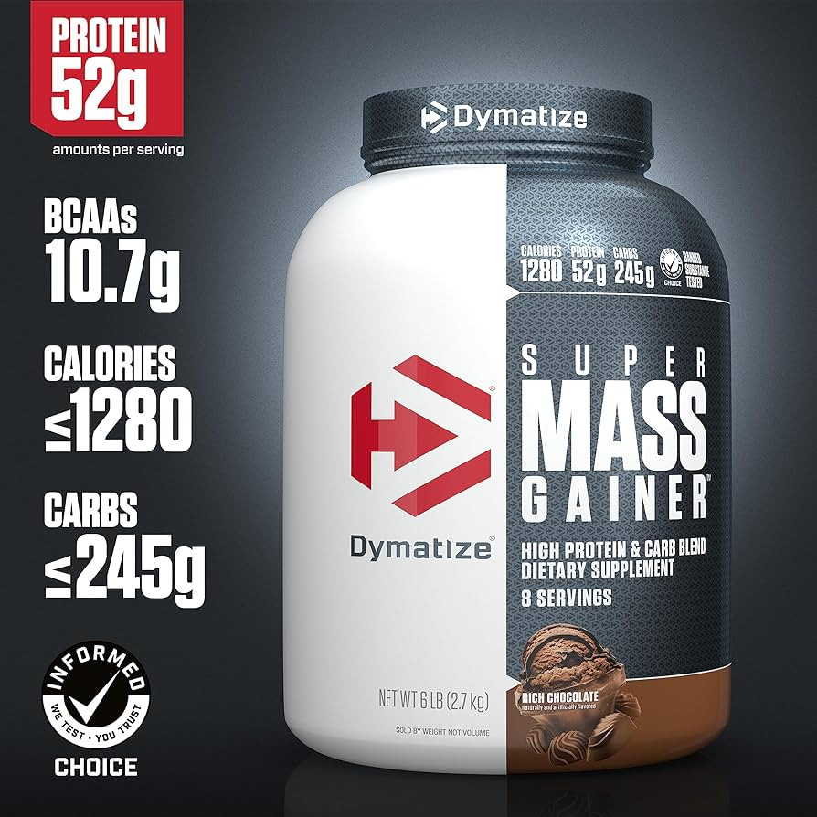 Гейнер Dymatize nutrition Super Mass Gainer 2700 г, Rich Chocolate Луцьк - фото 3