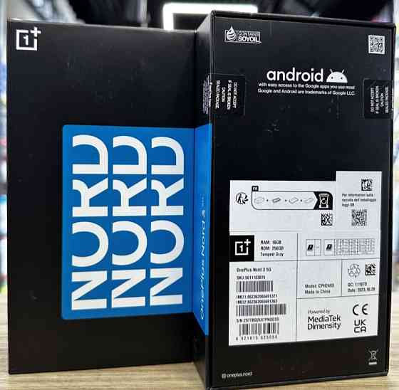 Телефон: OnePlus Nord 3 5G 16/256Gb Tempest Gray. Киев