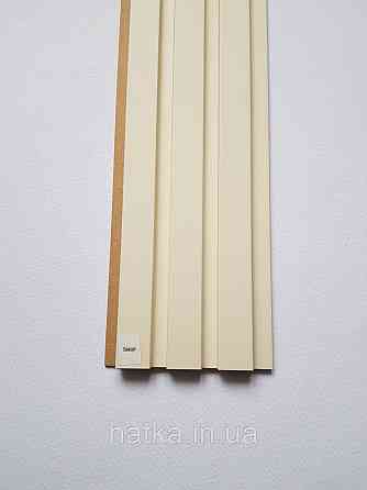 Стеновая реечная панель МДФ 117х12х2800 мм Эйвори СП12117-14 Киев