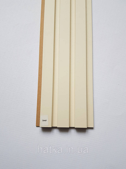 Стеновая реечная панель МДФ 117х12х2800 мм Эйвори СП12117-14 Киев - изображение 1