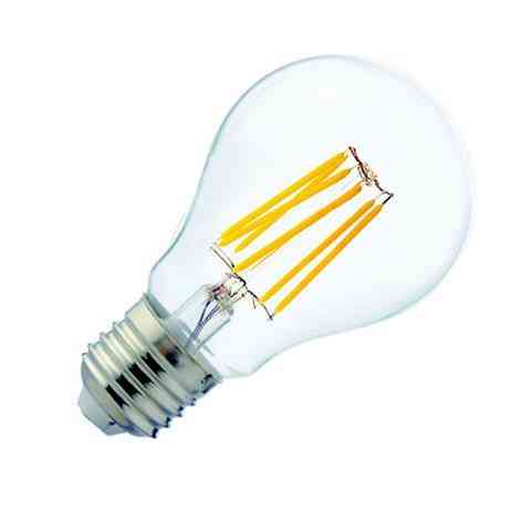 Led лампа прозора 6W A60 Е27 4200К Filament Globe Київ