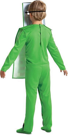 Костюм детский Minecraft Creeper с маской и комбинезоном на 4-6 лет, косплей Майнкрафт Крипер подаро Киев - изображение 3