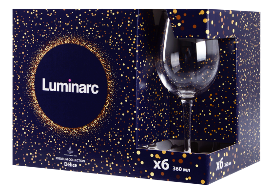 Набор бокалов Luminarc Delice Mist, 6х360 мл (6995350) Киев