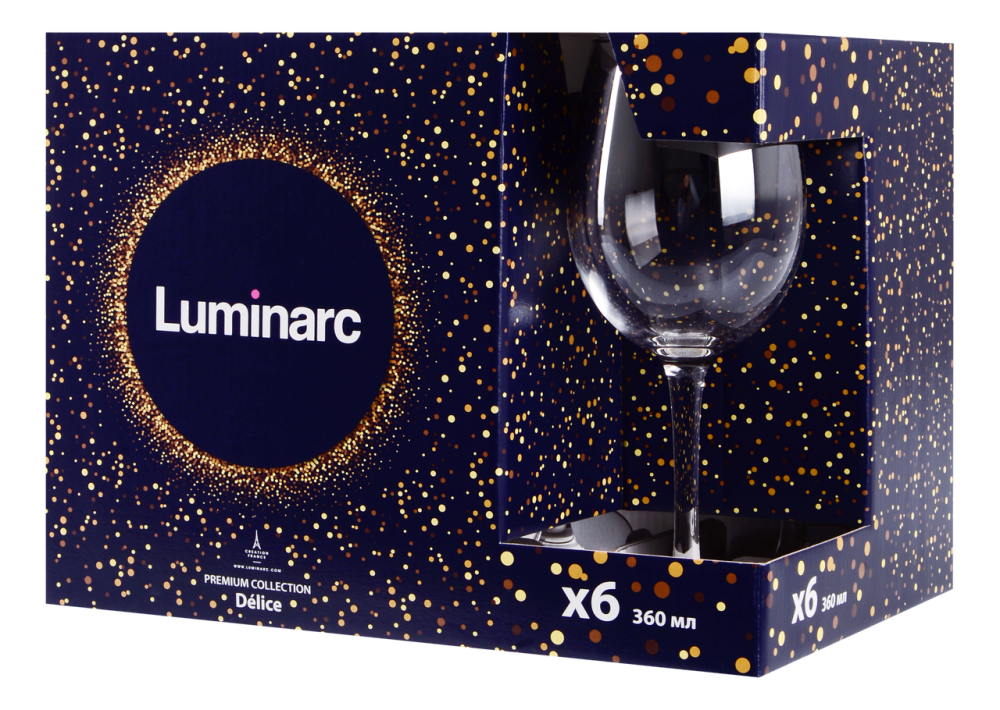 Набор бокалов Luminarc Delice Mist, 6х360 мл (6995350) Киев - изображение 4