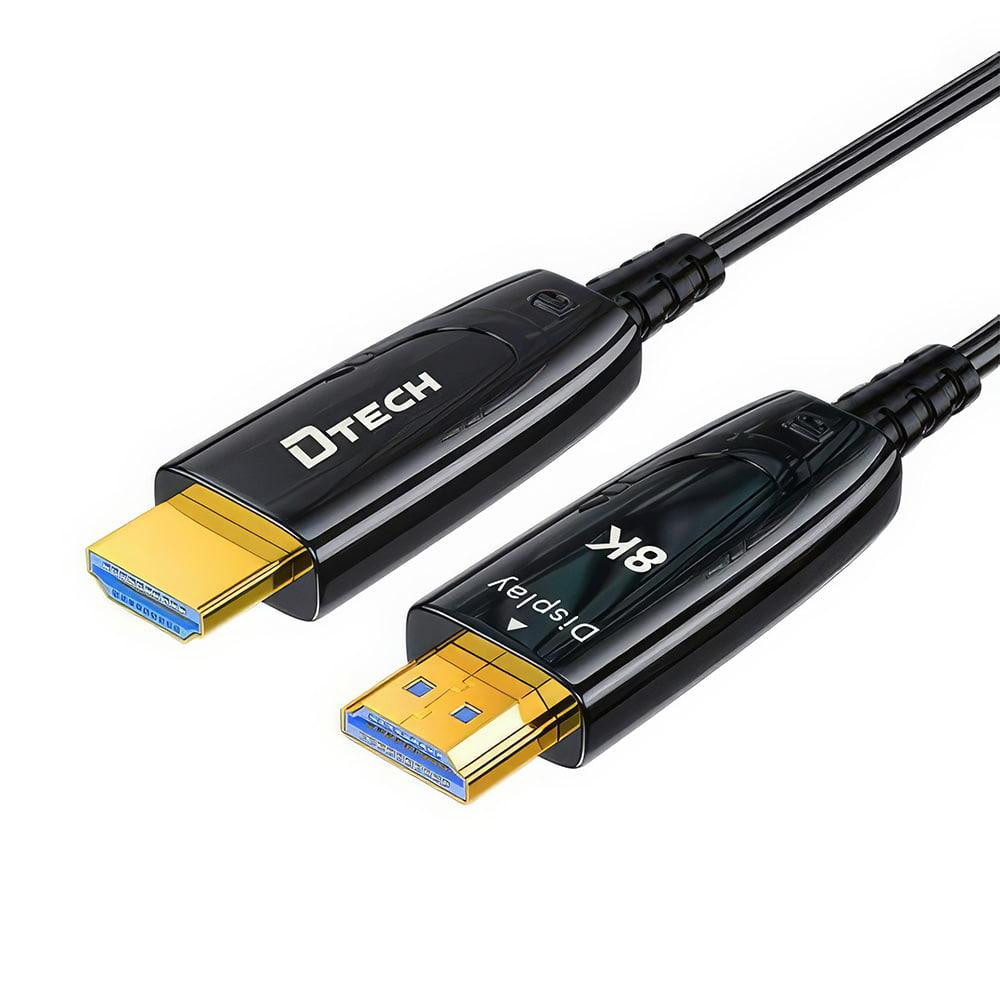 Кабель оптичний HDMI 2.1 100m Dtech DT-HOF8100 (74-00140) Київ - фото 12