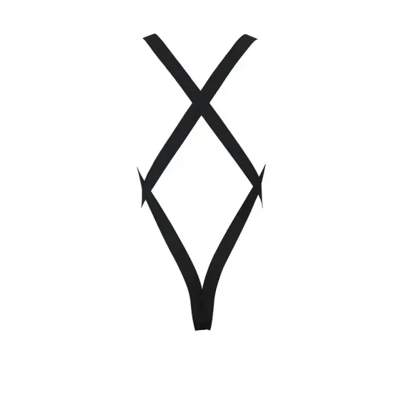 Чоловіче сітчасте боді Passion 040 LEON XXL/XXXL Black, сітка, резинки Львів