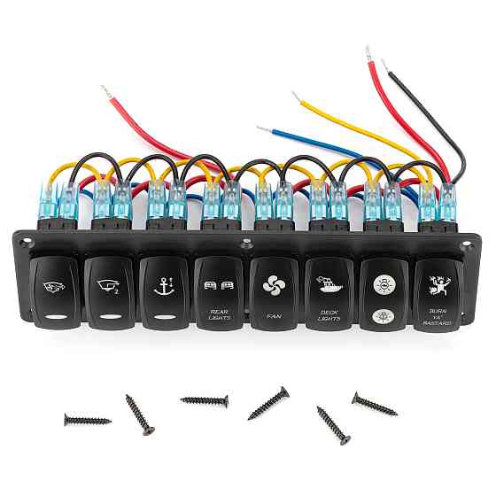 Панель переключения на 8 кнопок Киев