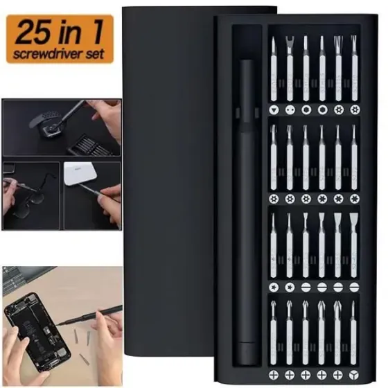 Набор отверток 25 в 1 магнитные Биты Phillips Torx Hex Precision DIY разборный миникейс Коломыя