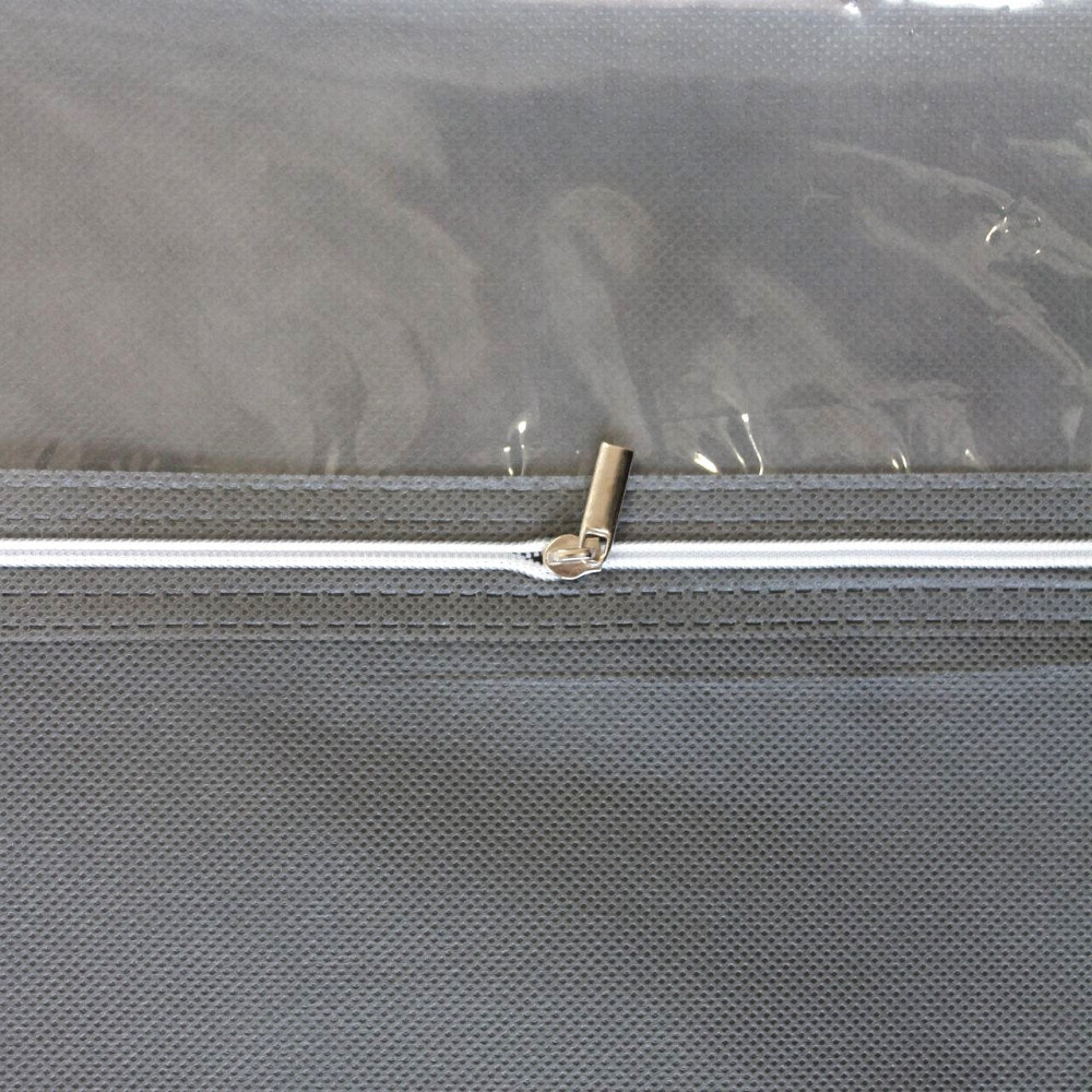 1шт Чохол для одягу на змійці 140х60см,напівпрозорий,Сірий SBR Київ - фото 8