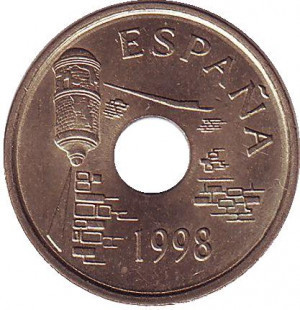 Сеута. Монета 25 песет. 1998 рік, Іспанія..(Р) Полтава - фото 1