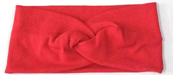 Повязка на голову женская красная Киев