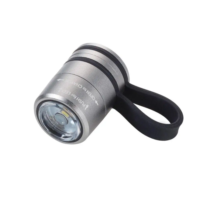 Ліхтарик спортивний Troika USB (3 режими) Сірий Київ - фото 1