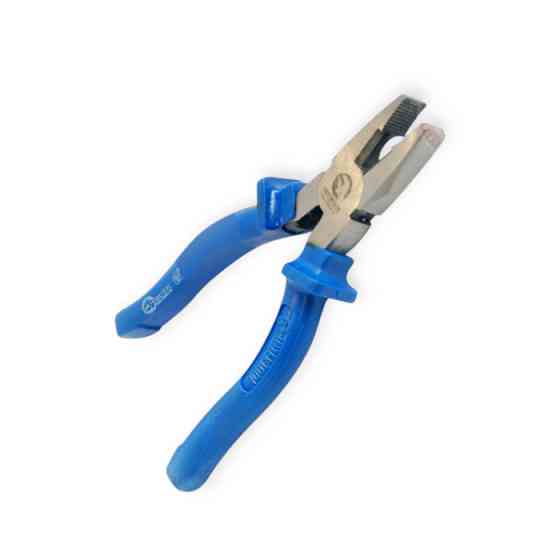 Плоскогубцы 200мм синие ручки Мукачево