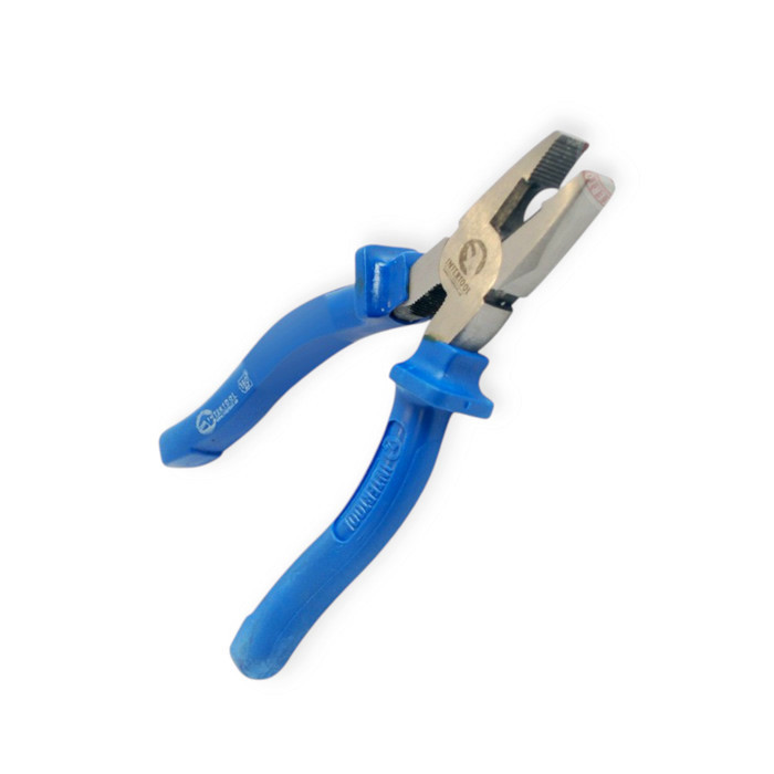 Плоскогубцы 200мм синие ручки Мукачево - изображение 1