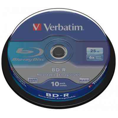 Диск BD Verbatim 25Gb 6x Cacke 10шт (43742) Вінниця