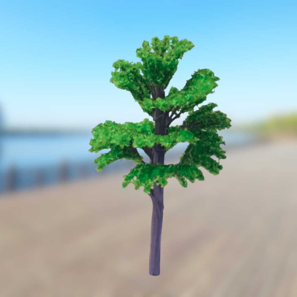 Зелені дерева 11-12.5 см для макетів, мініатюри, піщаного столу,  міні-саду, кашпо, діорам, моделювання Одеса - фото 4